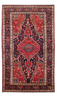 Tapis persan - Nomadic - 237 x 140 cm - rouge foncé