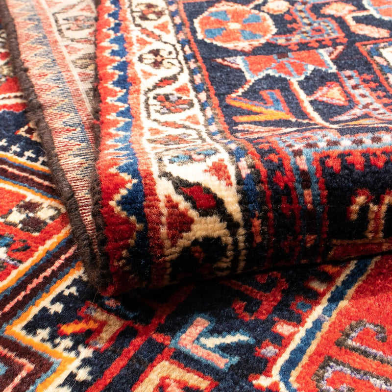Tapis persan - Nomadic - 237 x 140 cm - rouge foncé