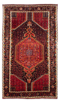 Tapis persan - Nomadic - 248 x 140 cm - rouge foncé