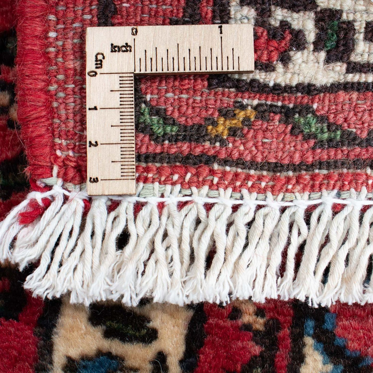 Tapis persan - Nomadic - 98 x 73 cm - rouge foncé