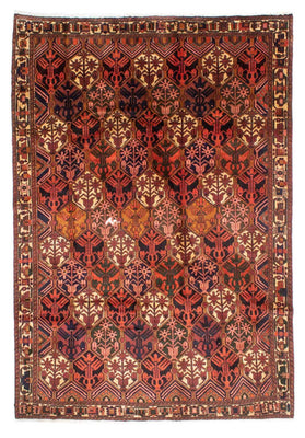 Tapis persan - Nomadic - 288 x 210 cm - rouge clair