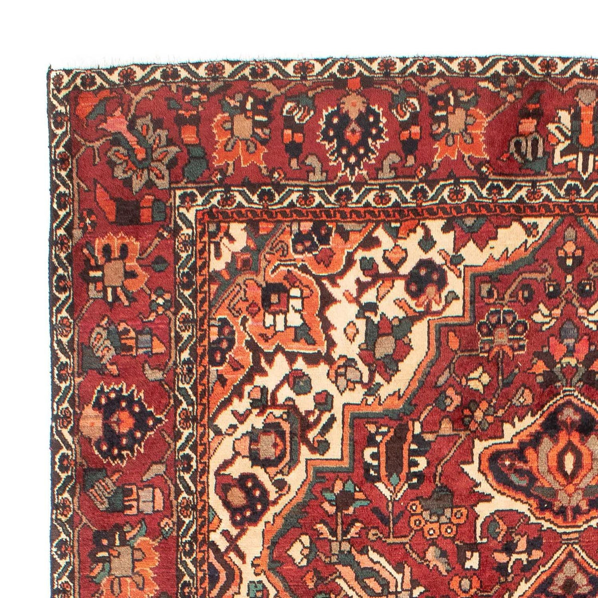 Tapis persan - Nomadic - 295 x 202 cm - rouge foncé