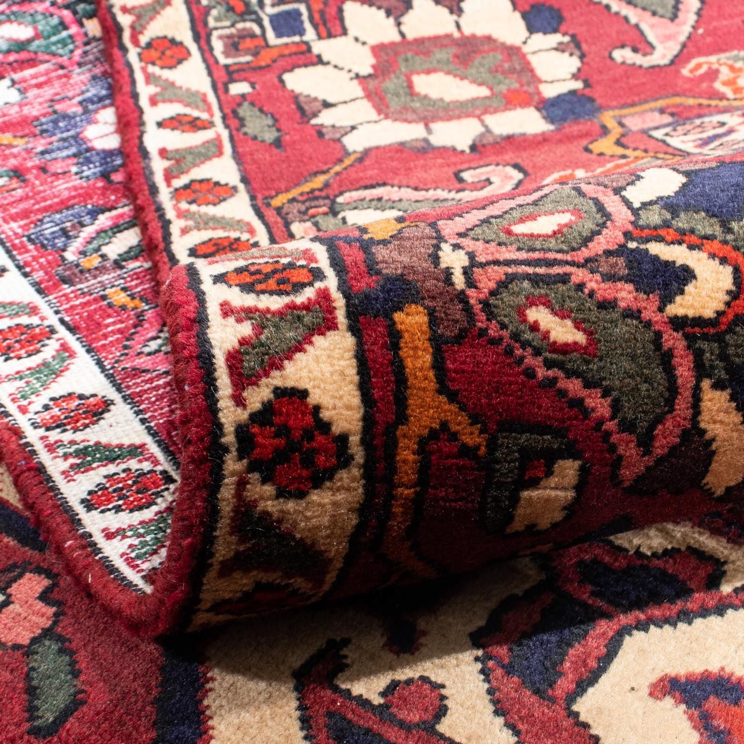 Tapis persan - Nomadic - 306 x 208 cm - rouge