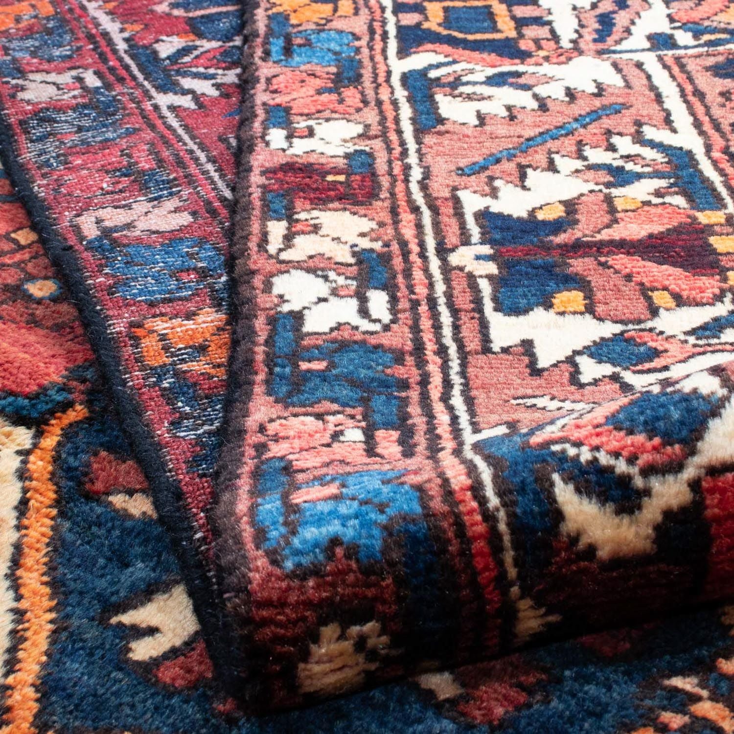 Tapis persan - Nomadic - 313 x 209 cm - rouge clair