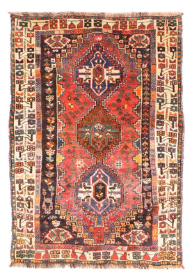Tapis persan - Nomadic - 166 x 110 cm - rouge