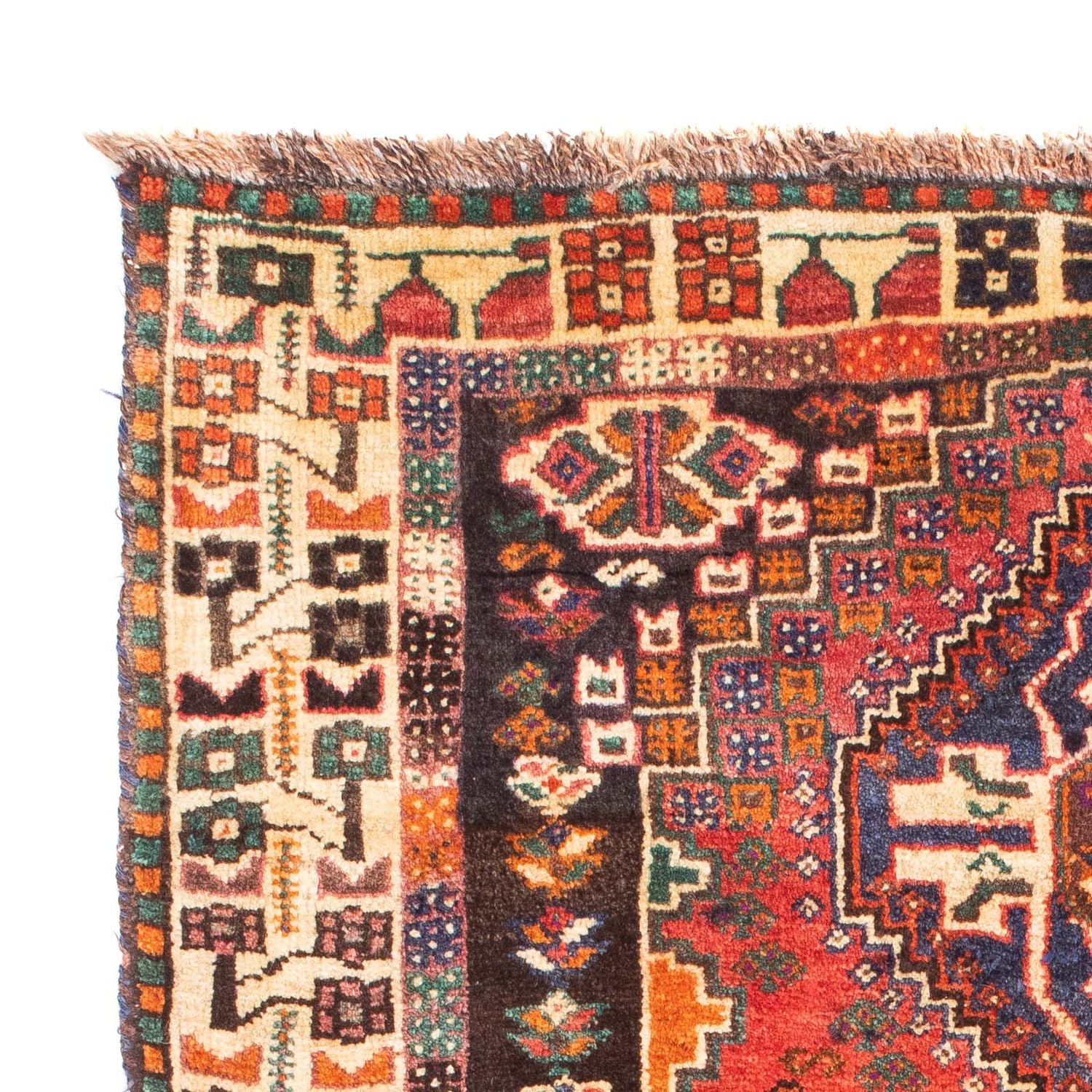Tapis persan - Nomadic - 166 x 110 cm - rouge