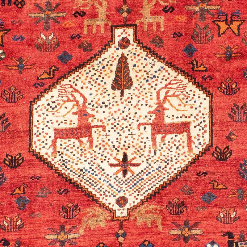 Tapis persan - Nomadic - 300 x 205 cm - rouge foncé