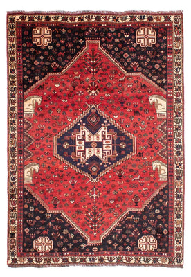 Tapis persan - Nomadic - 287 x 196 cm - rouge foncé