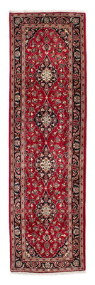 Tapis de couloir Tapis persan - Keshan - 340 x 98 cm - rouge foncé