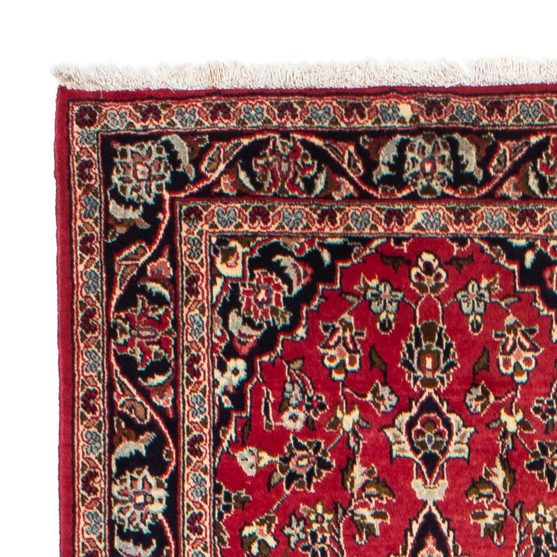 Tapis de couloir Tapis persan - Keshan - 340 x 98 cm - rouge foncé