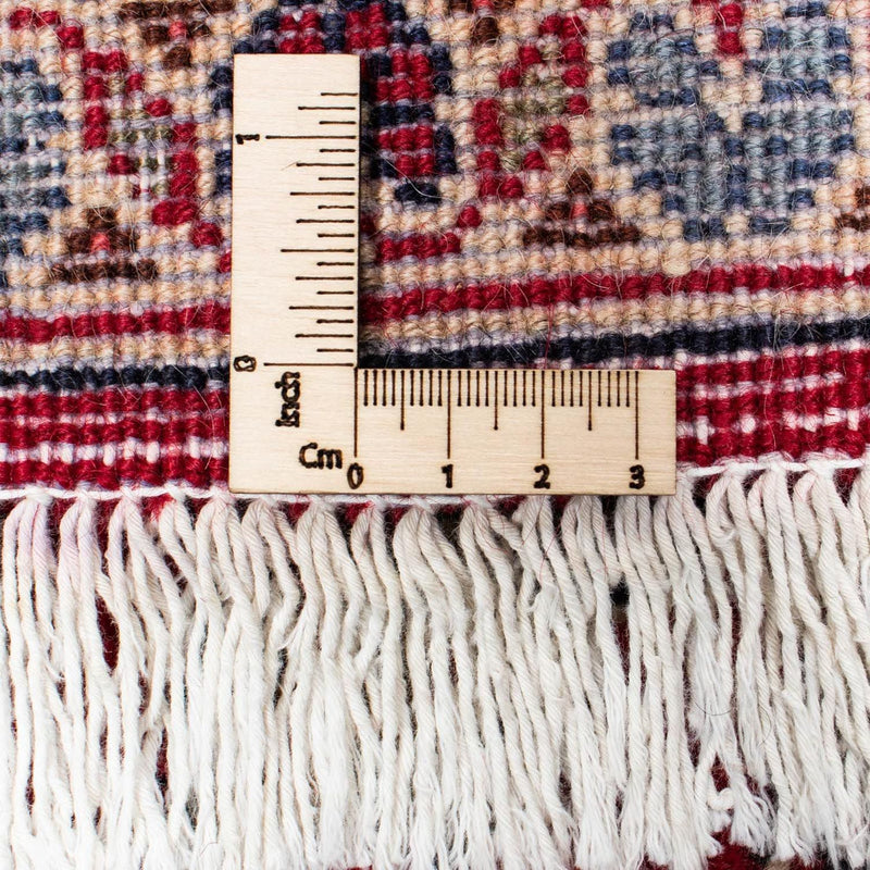 Tapis de couloir Tapis persan - Keshan - 340 x 98 cm - rouge foncé