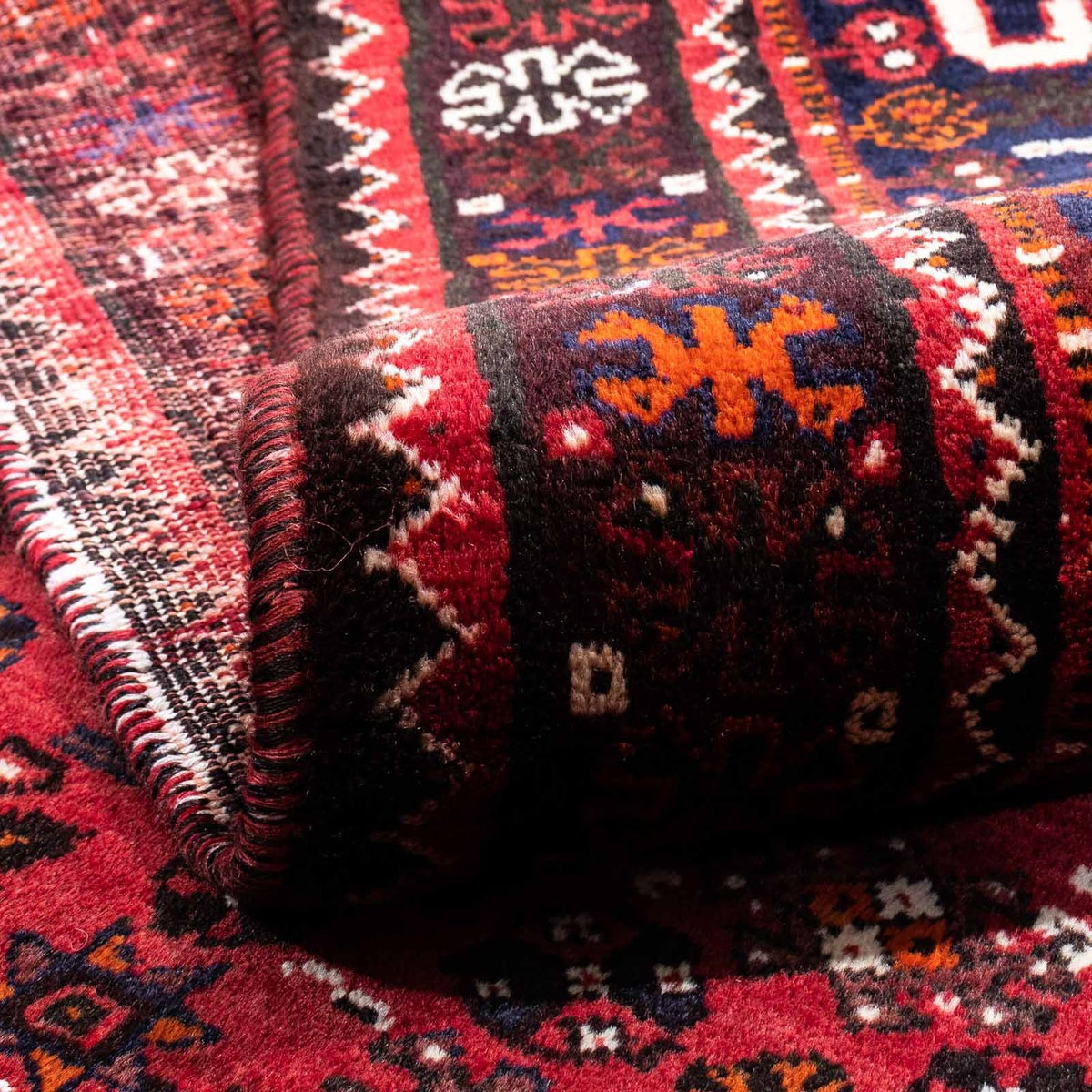 Tapis persan - Nomadic - 222 x 157 cm - rouge foncé