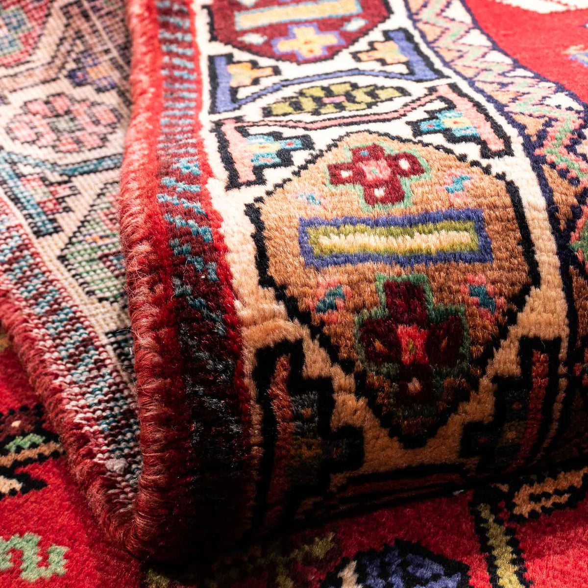 Tapis persan - Nomadic - 220 x 143 cm - rouge