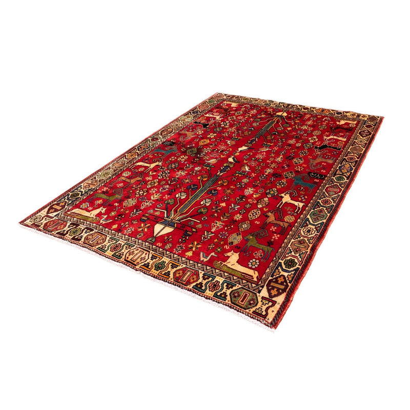 Tapis persan - Nomadic - 220 x 143 cm - rouge