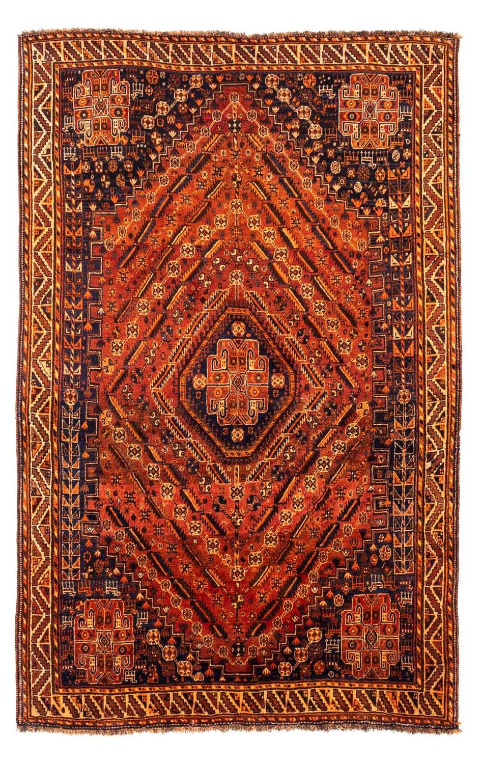 Tapis persan - Nomadic - 260 x 163 cm - rouille