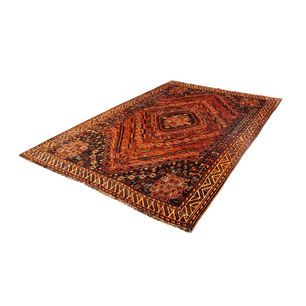 Tapis persan - Nomadic - 260 x 163 cm - rouille