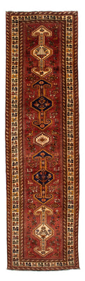 Tapis de couloir Tapis persan - Nomadic - 382 x 103 cm - marron