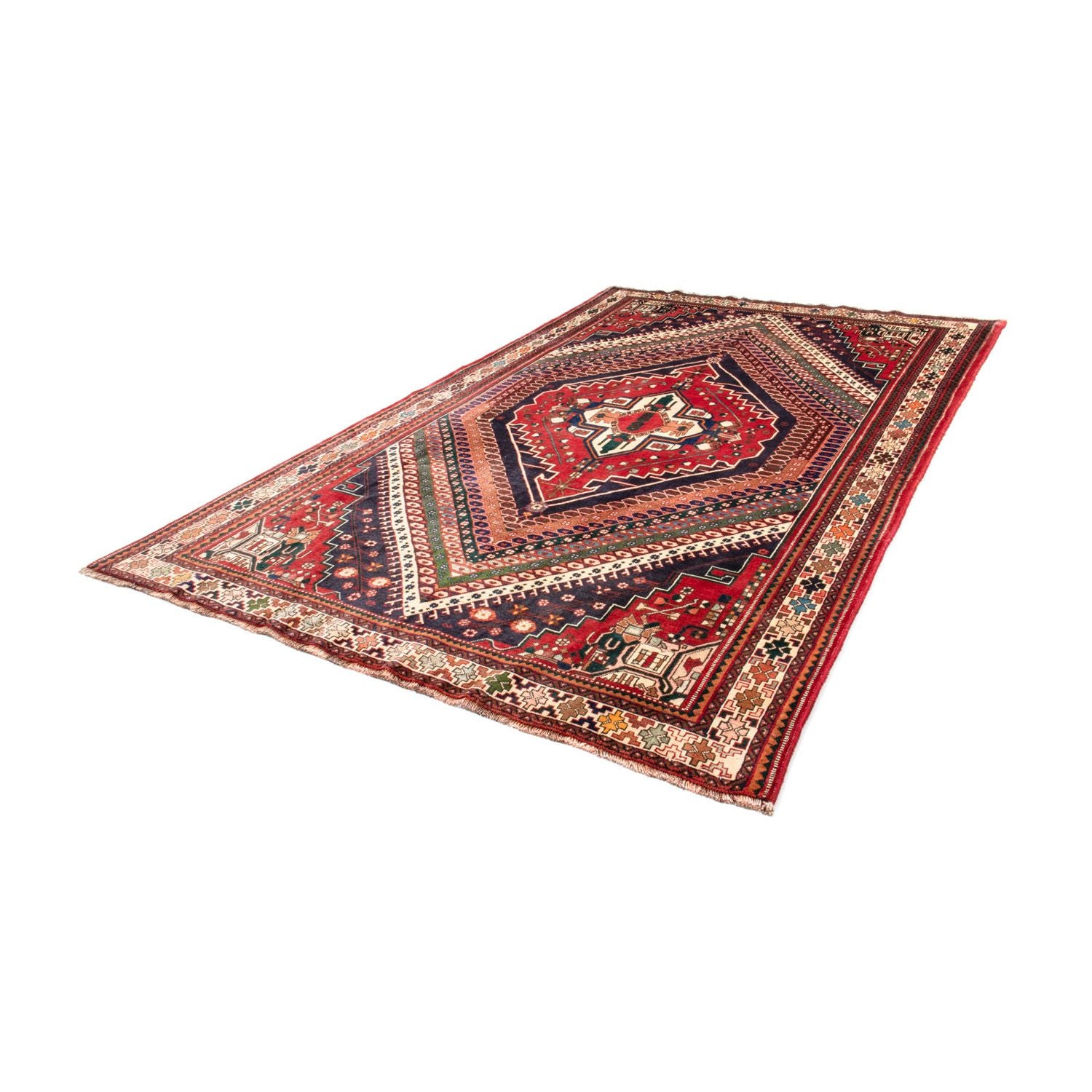 Tapis persan - Nomadic - 305 x 200 cm - rouge