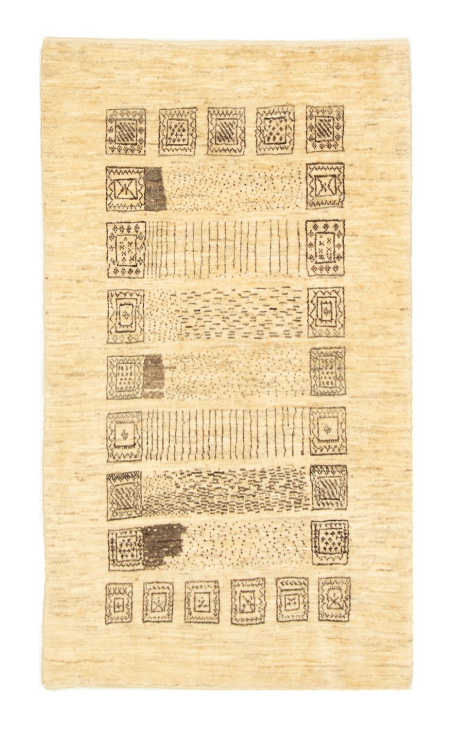 Tapis Gabbeh - Persan - 150 x 87 cm - beige