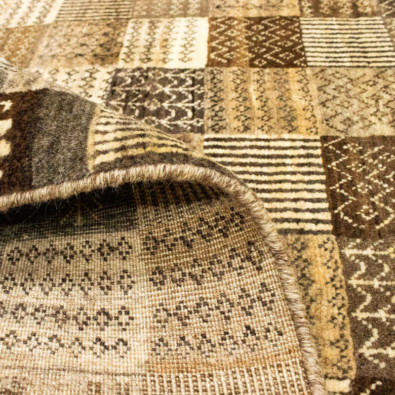 Tapis Gabbeh - Loribaft Persan - 142 x 100 cm - multicolore