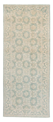 Tapis de couloir Tapis persan - Tabriz - 297 x 125 cm - beige