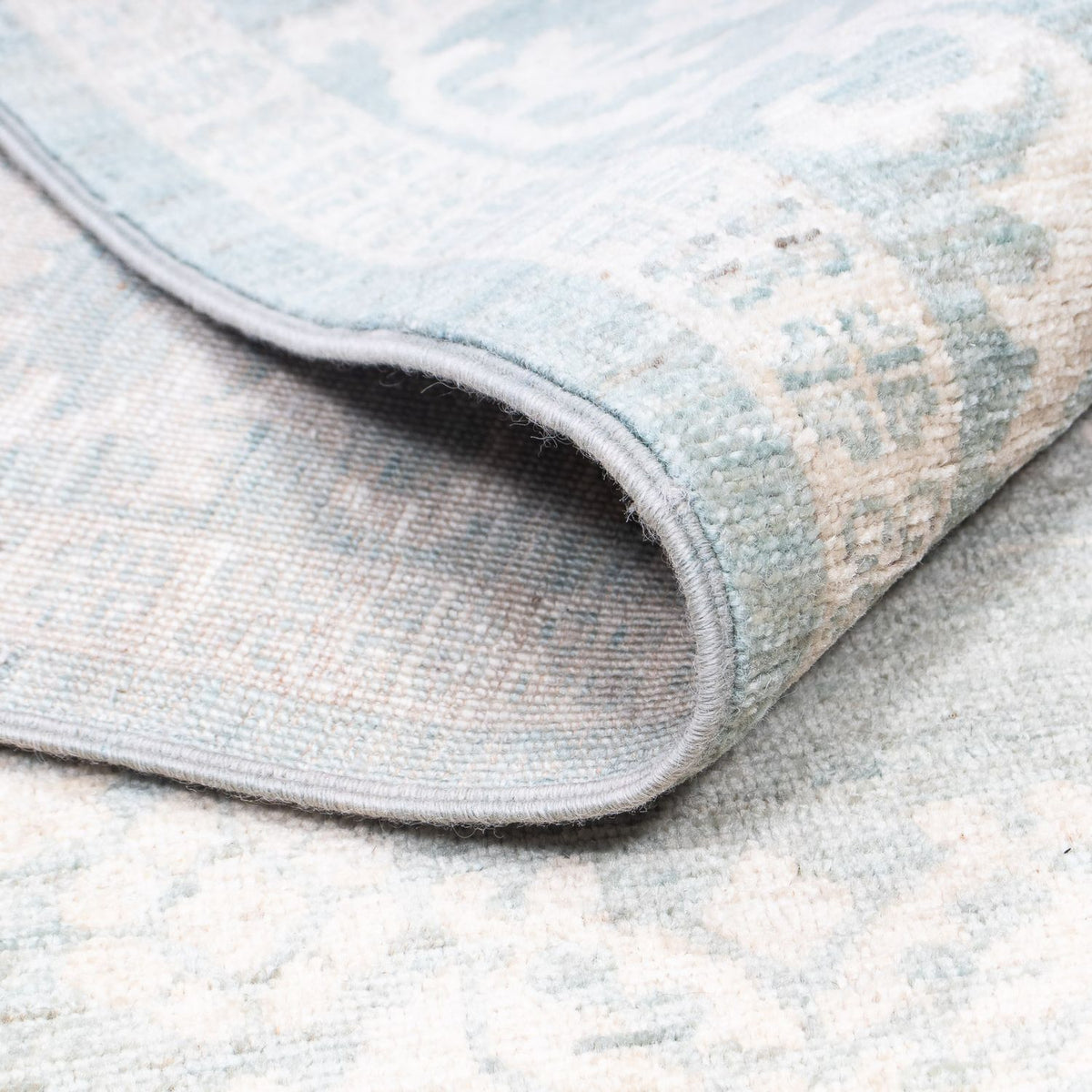 Tapis de couloir Tapis persan - Tabriz - 297 x 125 cm - beige
