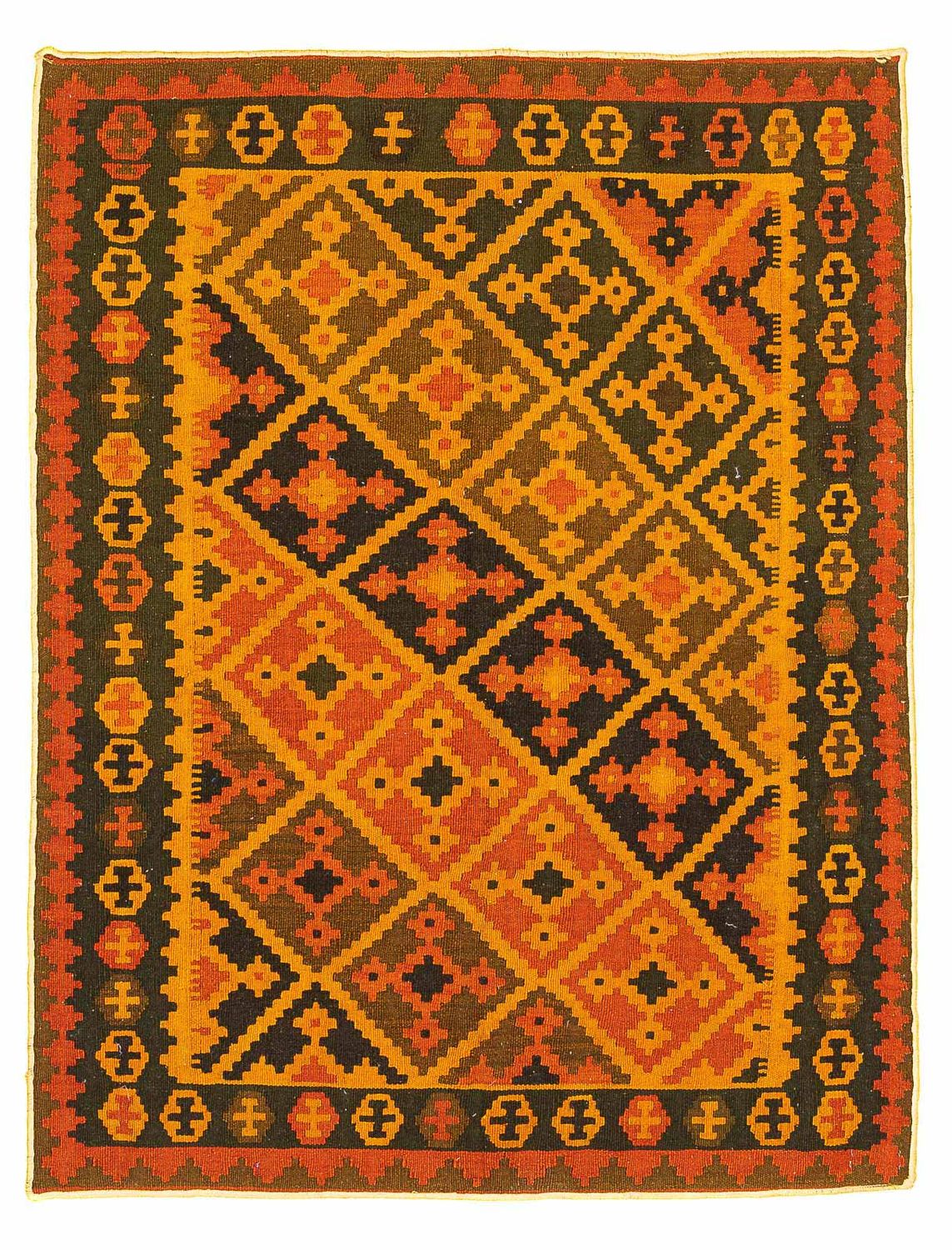 Tapis Kelim - Oriental - 190 x 149 cm - or