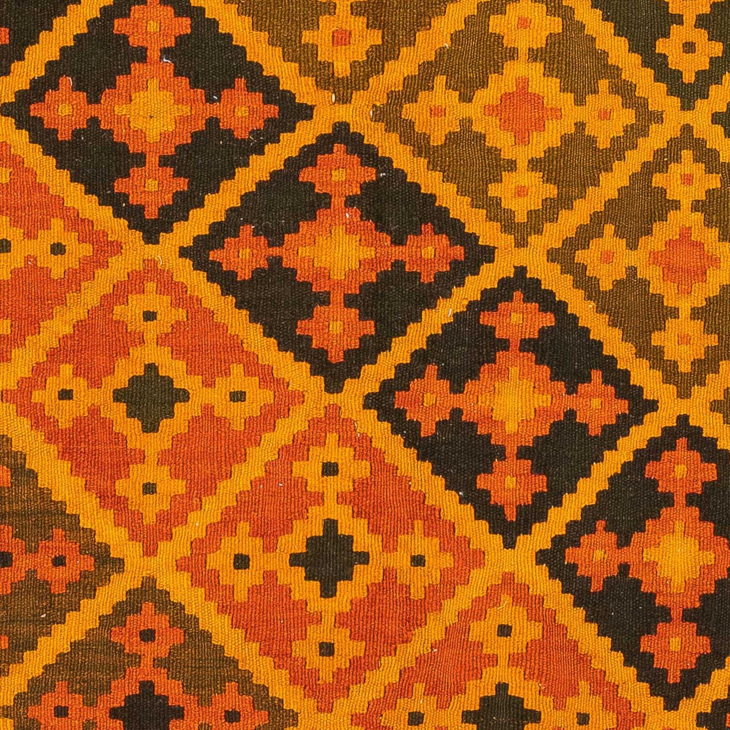 Tapis Kelim - Oriental - 190 x 149 cm - or