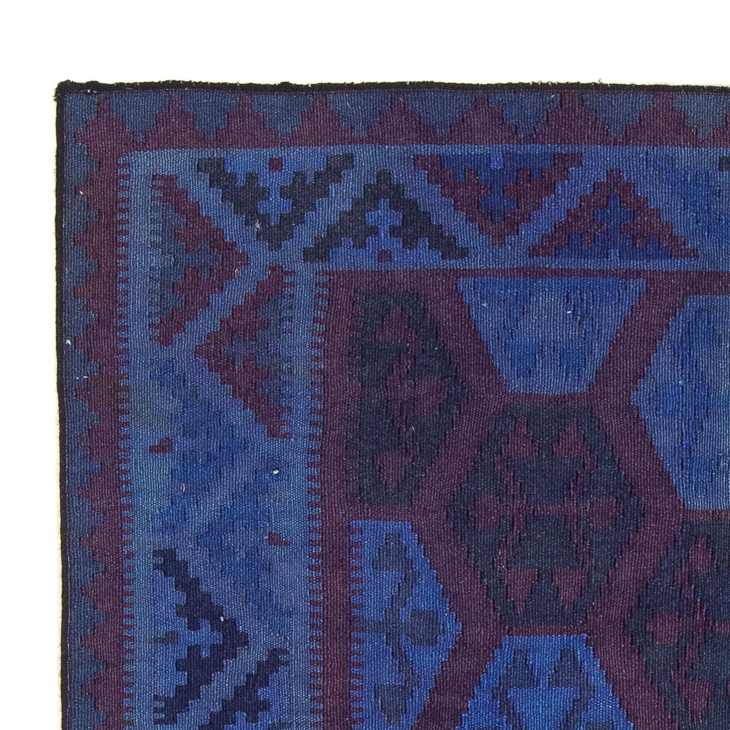 Tapis Kelim - Oriental - 195 x 155 cm - bleu