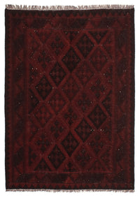 Tapis Kelim - Oriental - 193 x 145 cm - rouge foncé