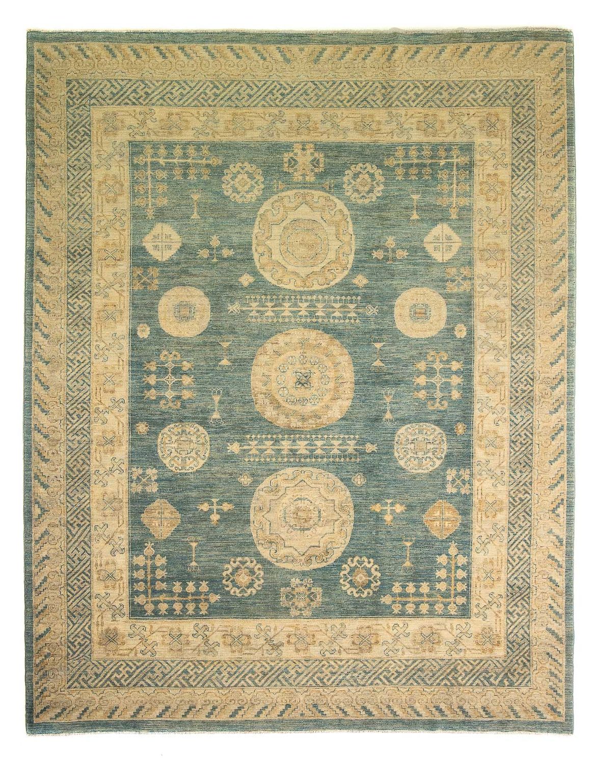Tapis Ziegler - 297 x 241 cm - turquoise