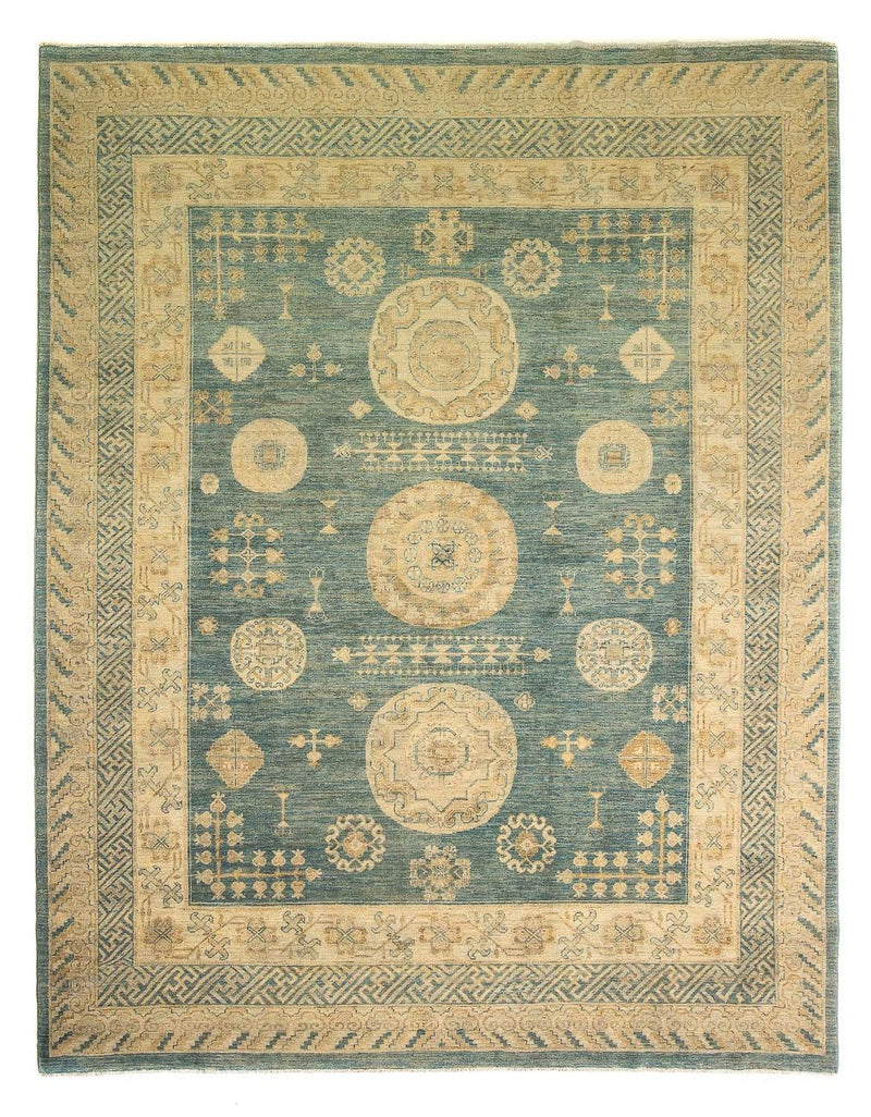 Tapis Ziegler - 297 x 241 cm - turquoise