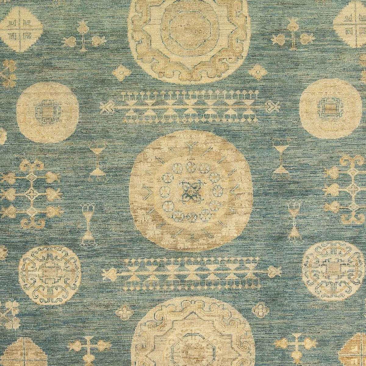 Tapis Ziegler - 297 x 241 cm - turquoise