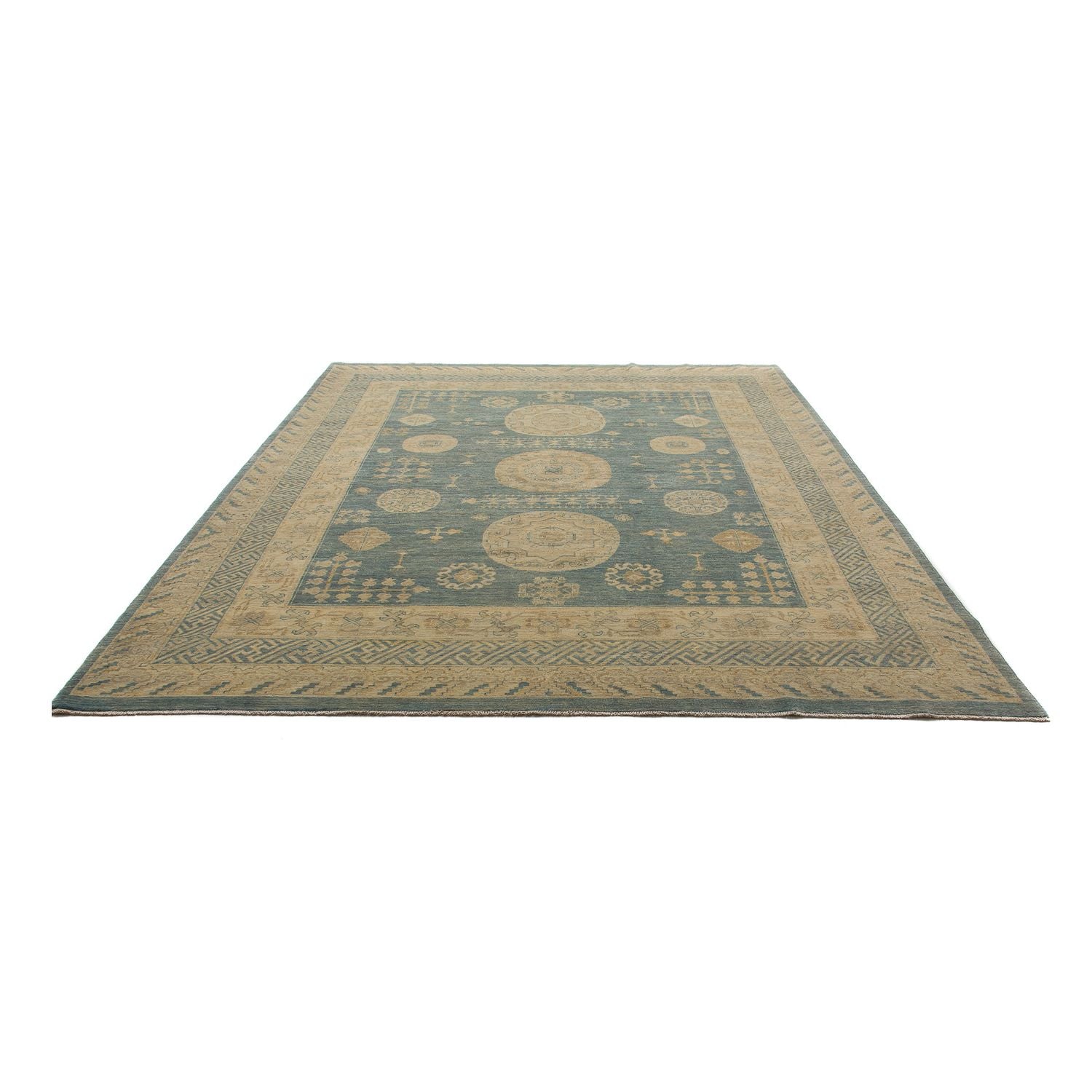 Tapis Ziegler - 297 x 241 cm - turquoise