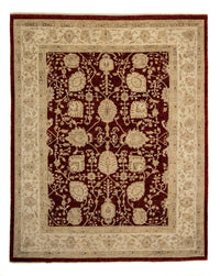 Tapis Ziegler - 296 x 242 cm - rouge foncé