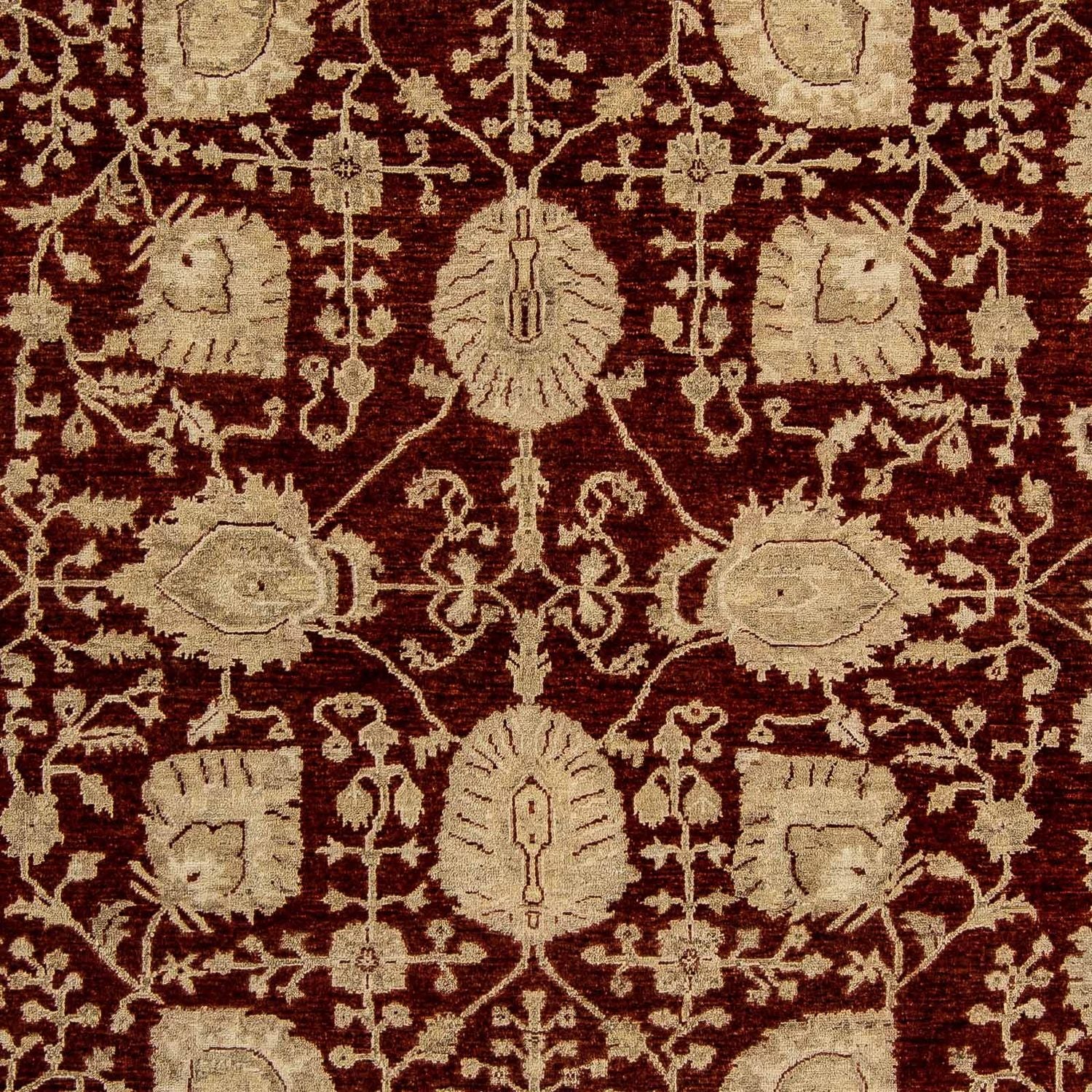 Tapis Ziegler - 296 x 242 cm - rouge foncé