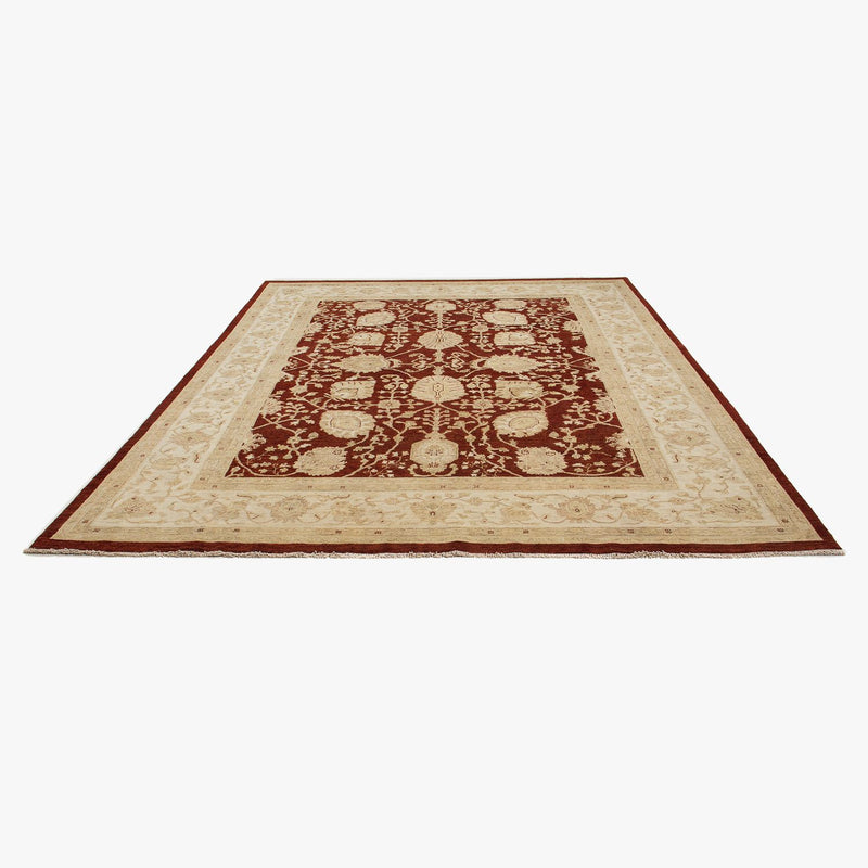 Tapis Ziegler - 296 x 242 cm - rouge foncé