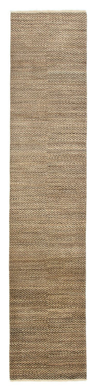 Tapis de couloir Tapis Gabbeh - Indus - 370 x 77 cm - beige