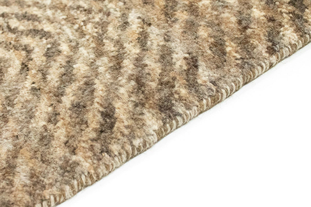 Tapis de couloir Tapis Gabbeh - Indus - 370 x 77 cm - beige