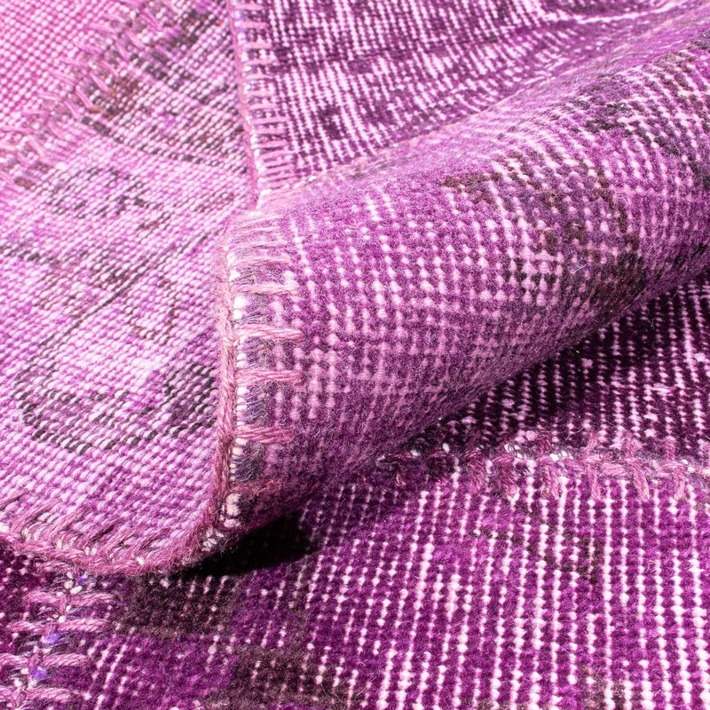 Tapis patchwork - 240 x 170 cm - violet