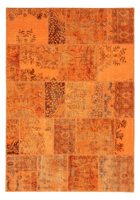 Tapis patchwork - 240 x 170 cm - marron