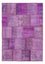 Tapis patchwork - 240 x 170 cm - violet