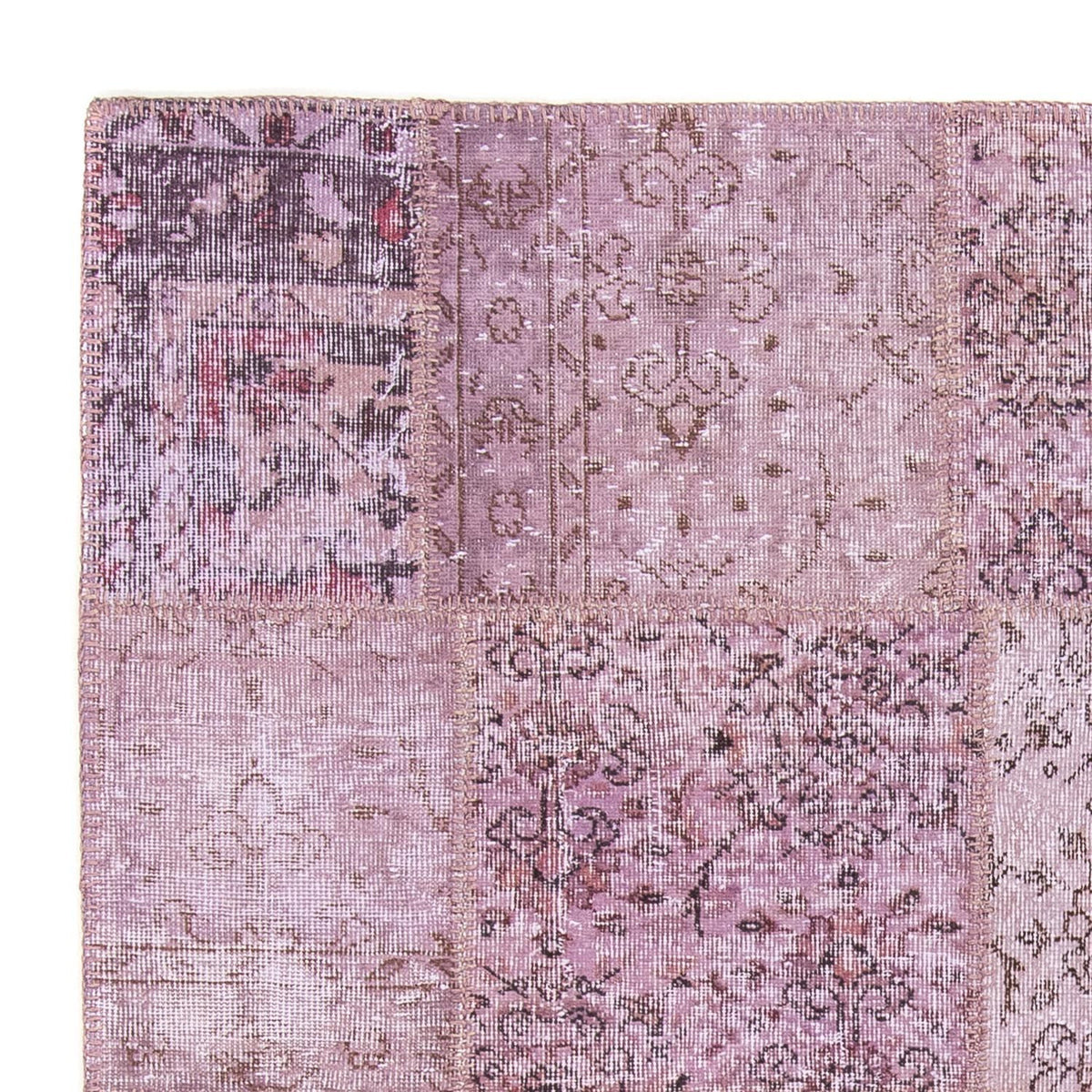 Tapis patchwork 170x240cm - Perserteppich Wollteppich