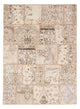 Tapis patchwork - 240 x 170 cm - marron clair