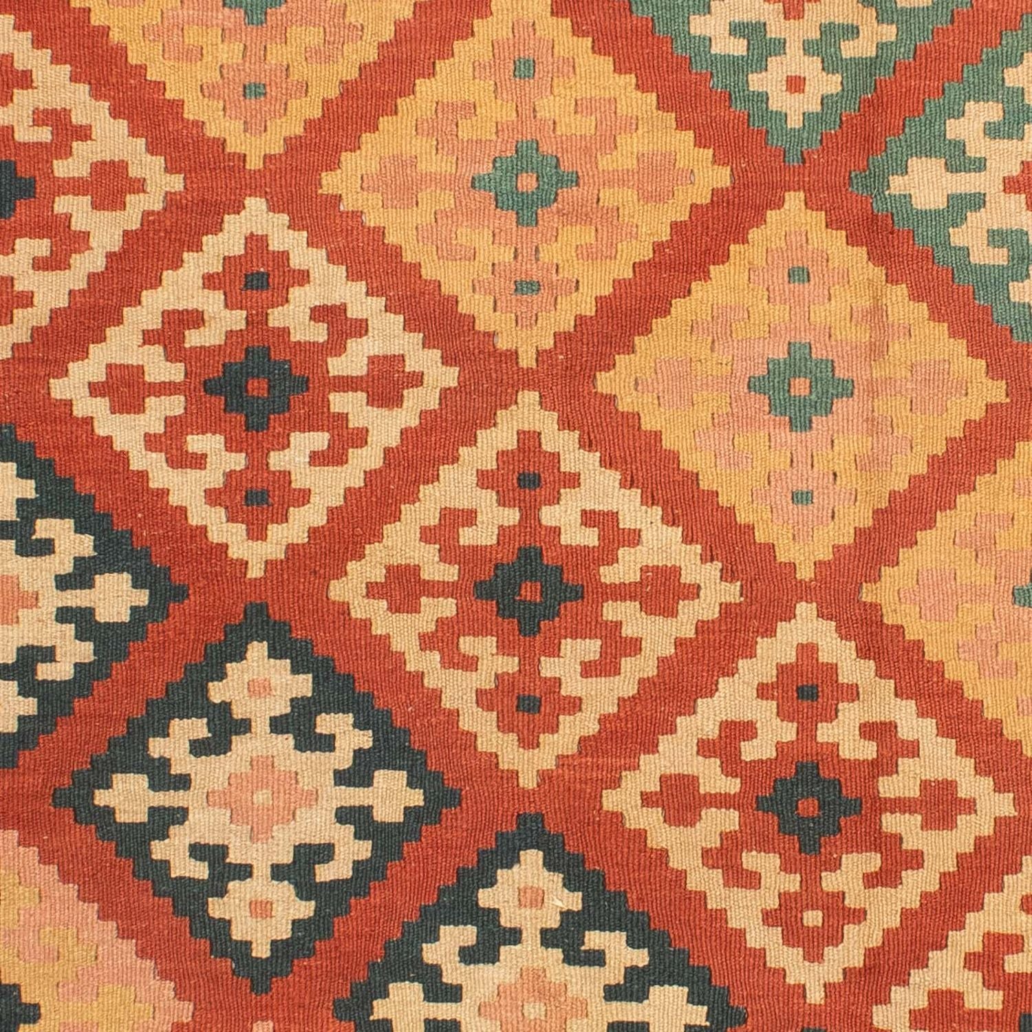 Tapis Kelim - Oriental carré  - 213 x 193 cm - multicolore
