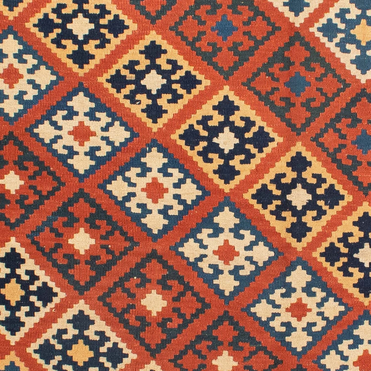Tapis Kelim - Oriental carré  - 208 x 194 cm - multicolore