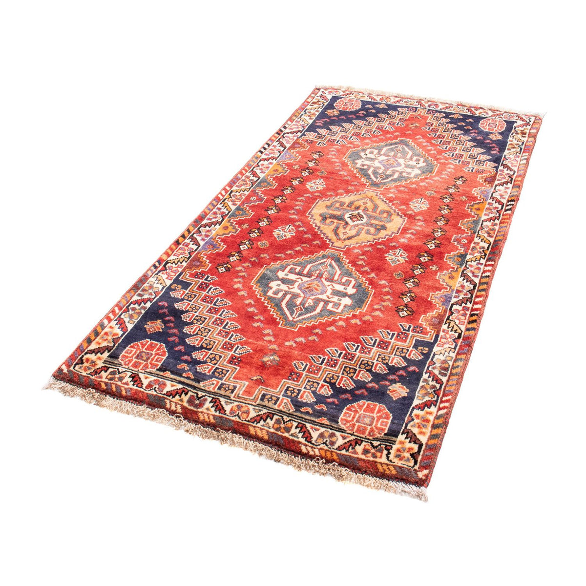 Tapis persan - Nomadic - 165 x 84 cm - rouge