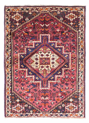 Tapis persan - Nomadic - 155 x 110 cm - fuchsia