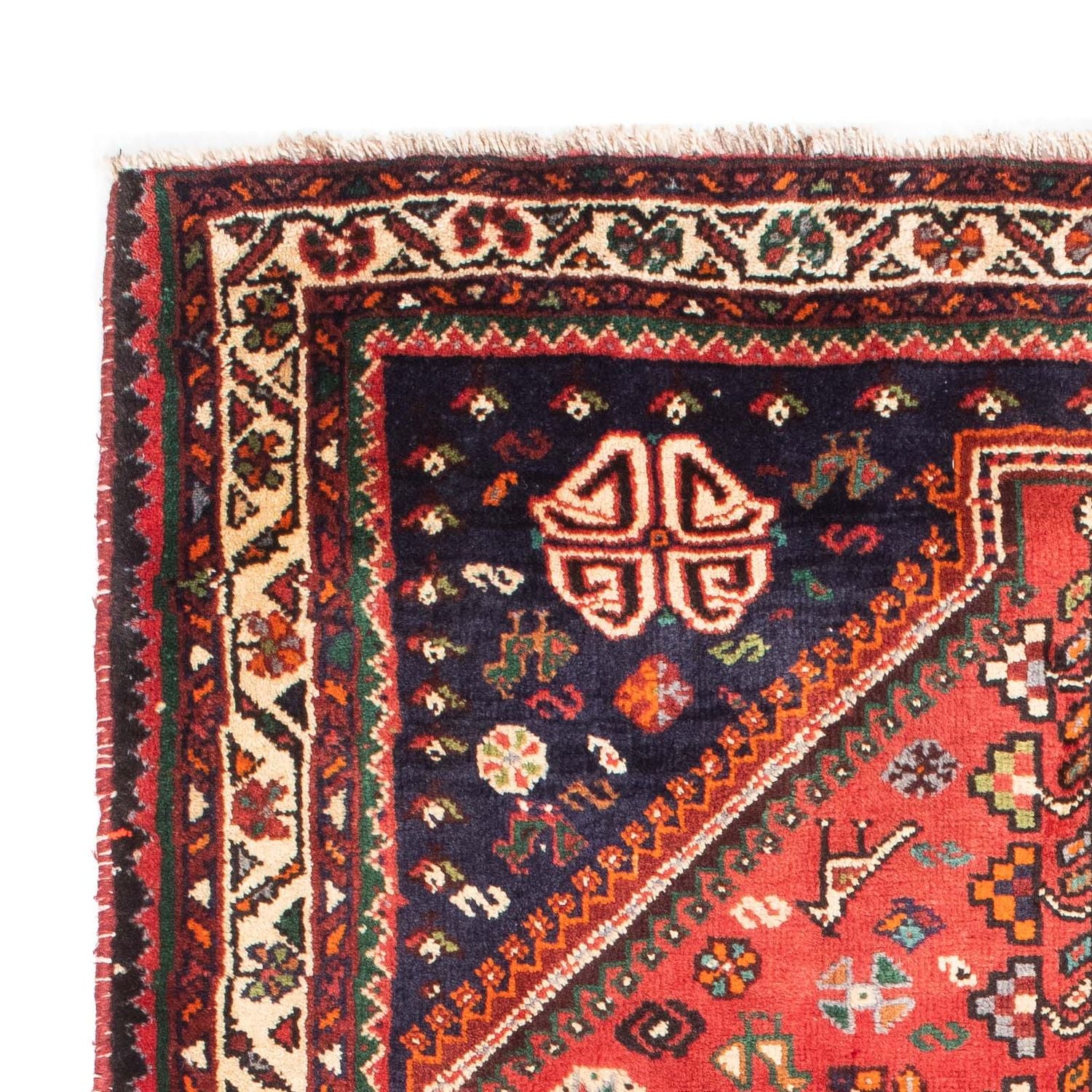 Tapis persan - Nomadic - 185 x 123 cm - rouge foncé