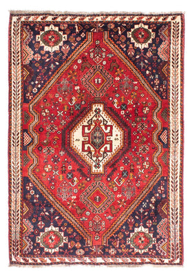 Tapis persan - Nomadic - 170 x 120 cm - rouge foncé